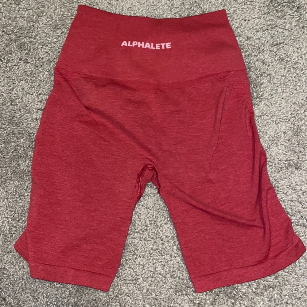Alphalete Red Shorts